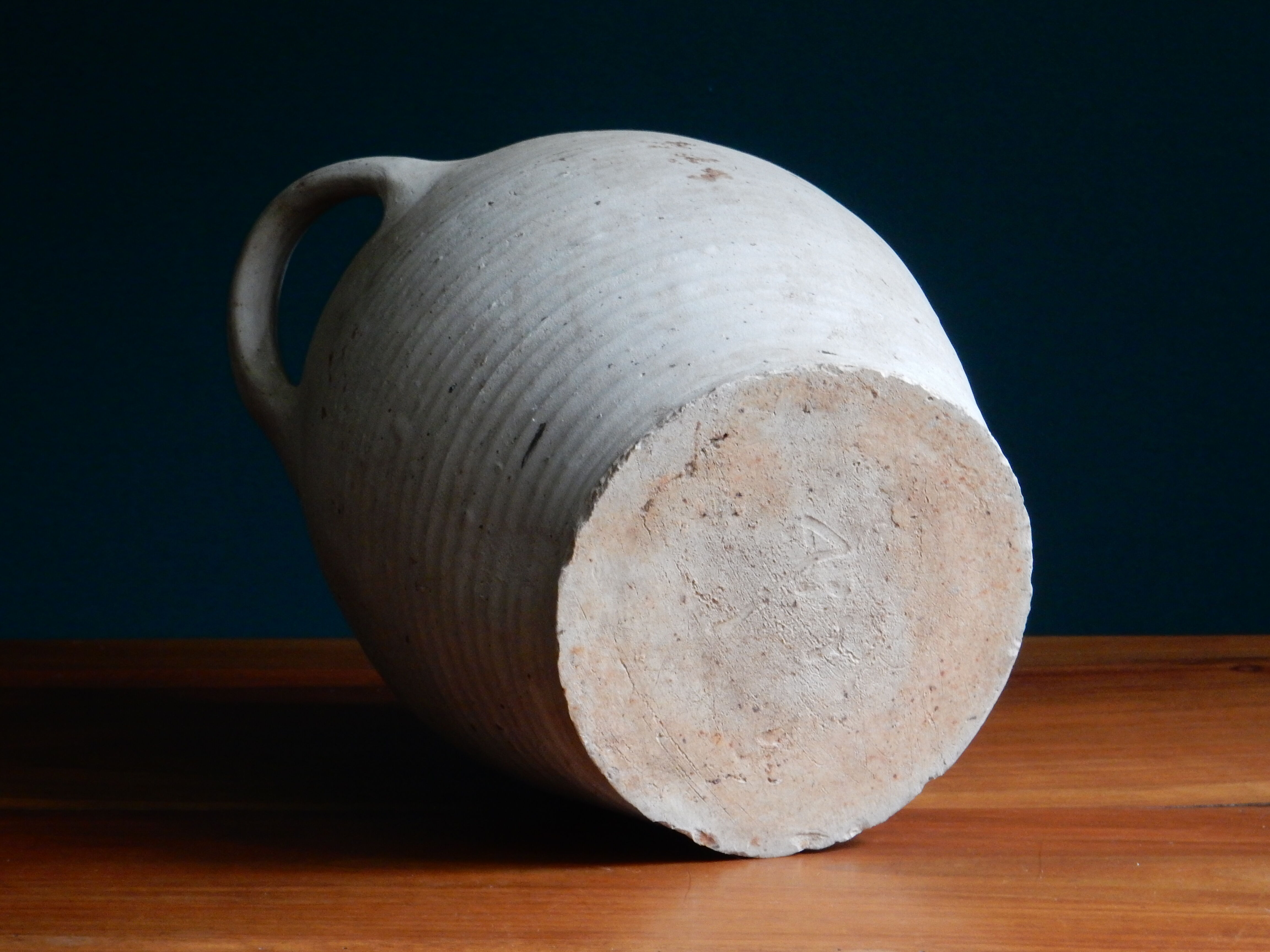 French sandstone canister / 27 cm
