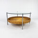Vintage Round Coffee Table, Netherlands, 1960s