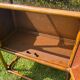 Vintage rattan bookshelf