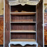 Wedding cabinet de fécamp - upper normandy - transition era - patinated oak - 18th