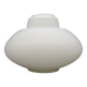 Large French Vintage Retro White Opaque Glass Pendant Ceiling Light Shade