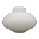 Large French Vintage Retro White Opaque Glass Pendant Ceiling Light Shade