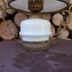 Suspension in white opaline