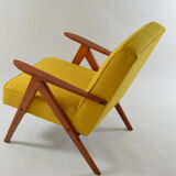 Yellow KOMPAS armchair top back