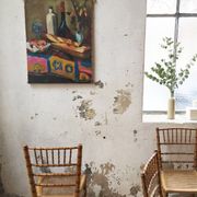 Peinture à l’huile nature morte signée « Beaucé » 57 x 52 cm