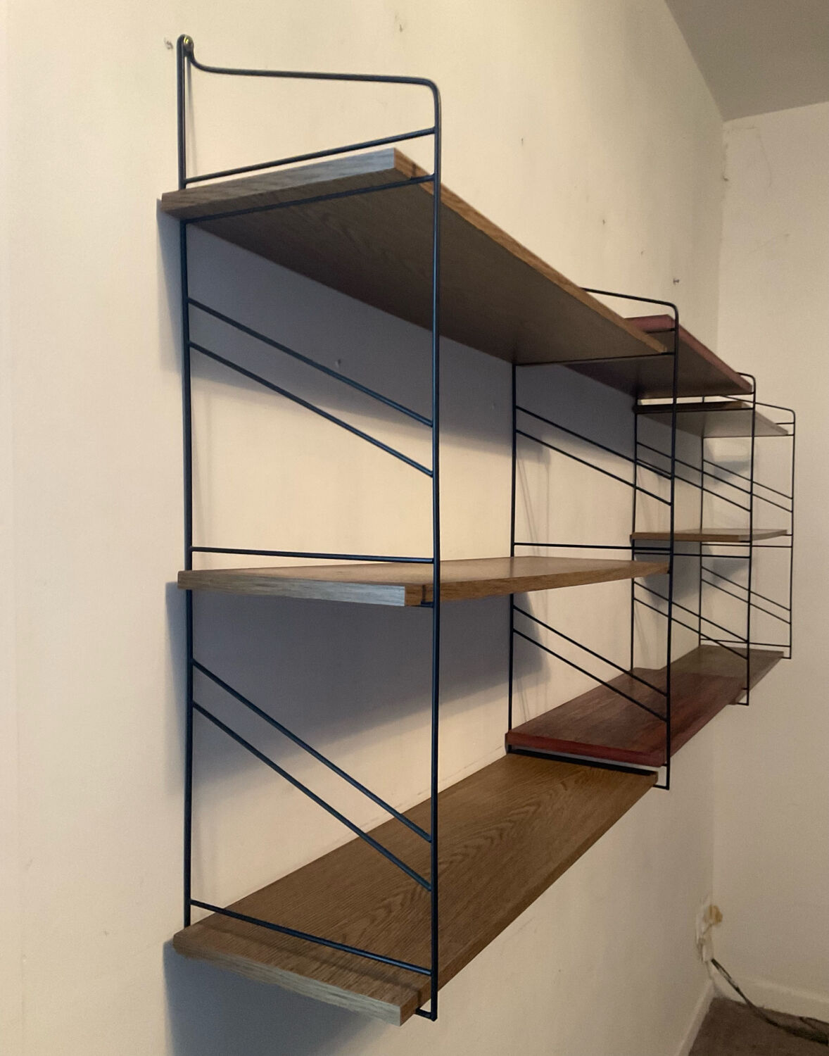 Vintage string shelf from the 60s-70s.
