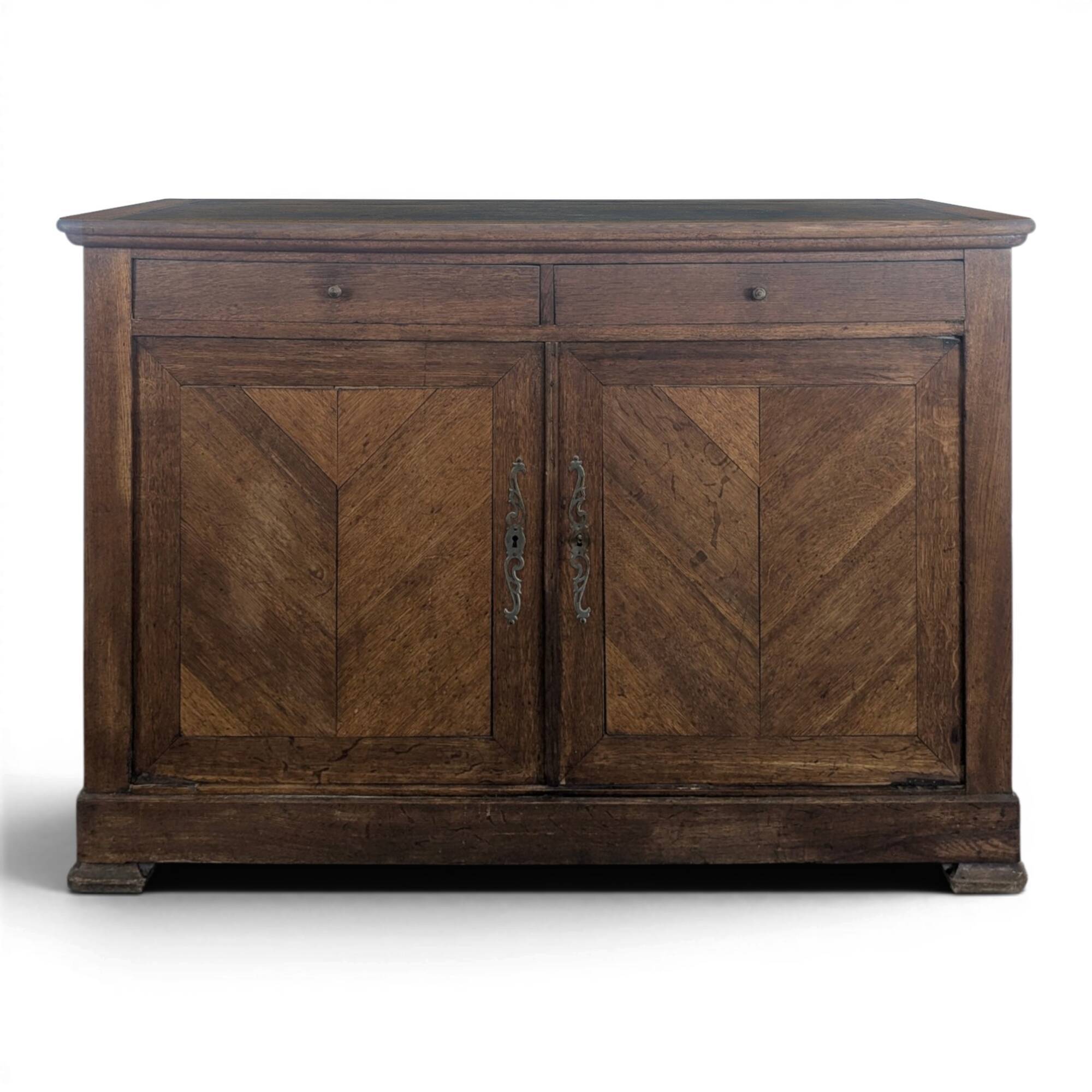 Buffet époque Louis Philippe en placage de chêne