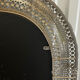 Large oriental mirror in pierced metal - H 116 cm
