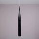 Alessandro Pianon hanging lamp in black glass for Vistosi, Italy 1960