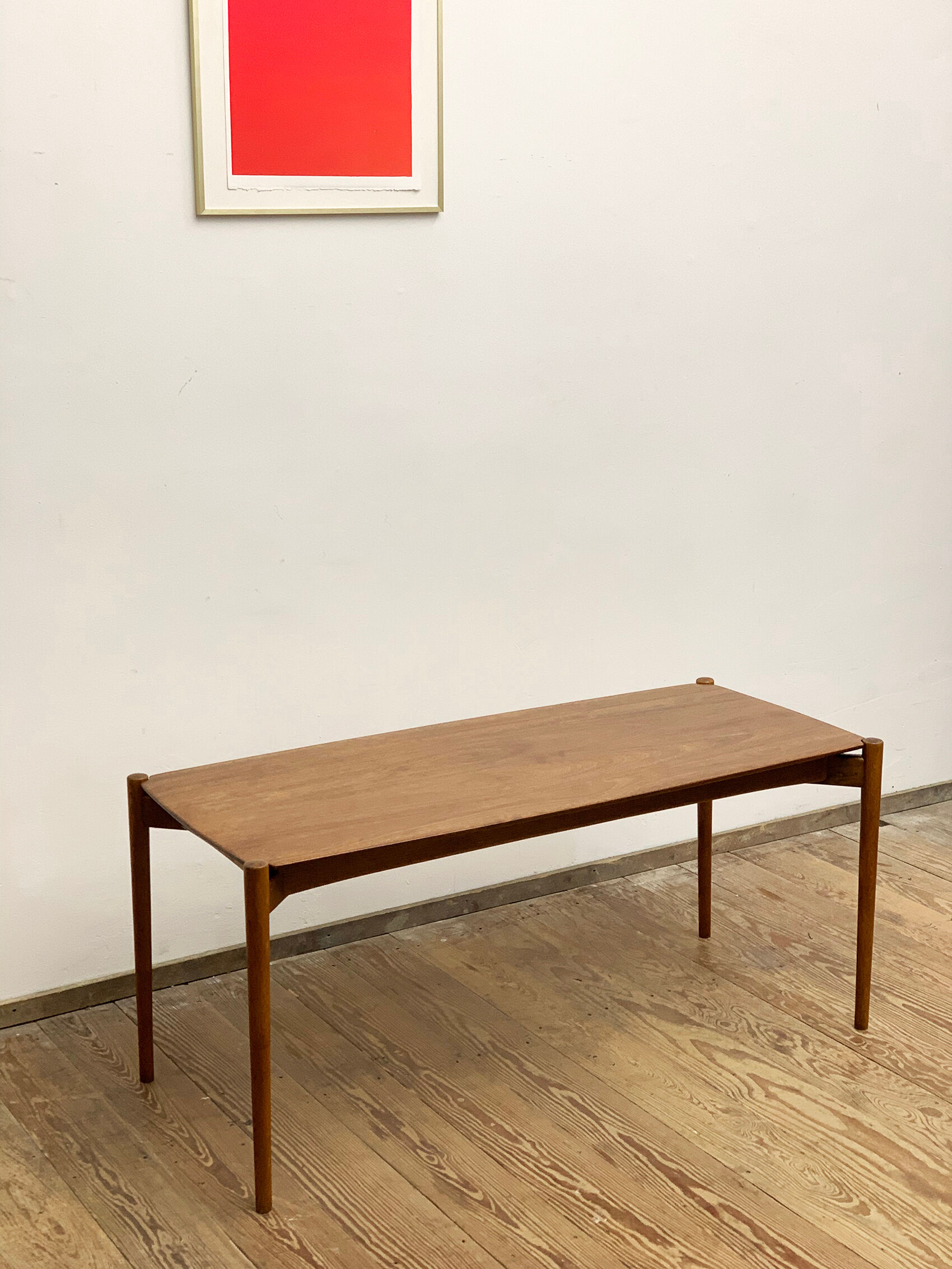 Mid Century Modern Teak Coffee Table by Hartmut Lohmeyer, Side table or Sofa table, 1950s