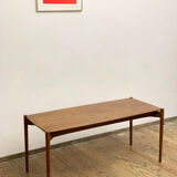 Mid Century Modern Teak Coffee Table by Hartmut Lohmeyer, Side table or Sofa table, 1950s