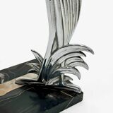 Chrome marabout lamp Art Deco