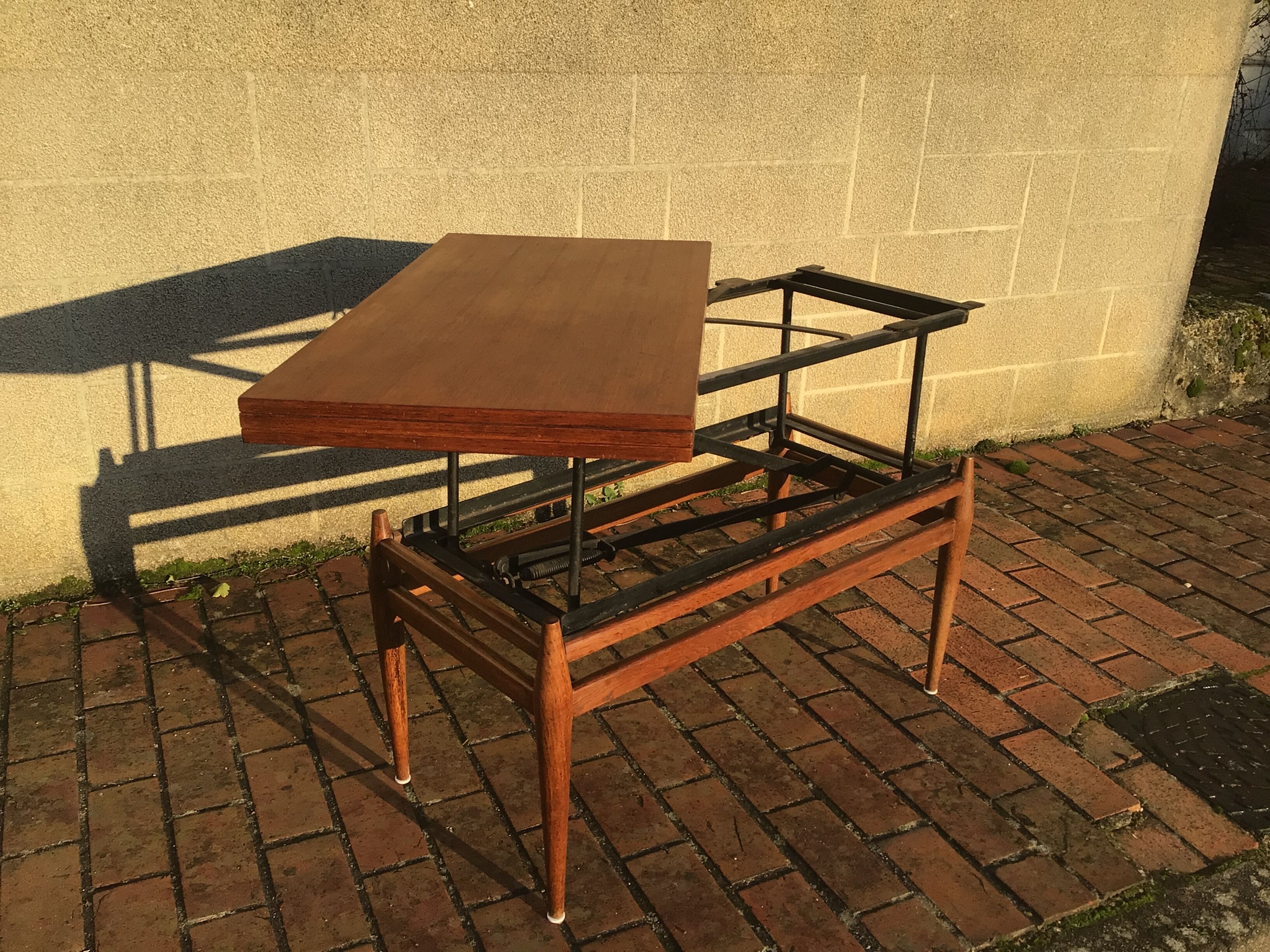 Modular table 1950 ́s Albert Ducrot for Ducal