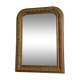 Miroir Louis Philippe fin 19ème. Doré. 75x56.