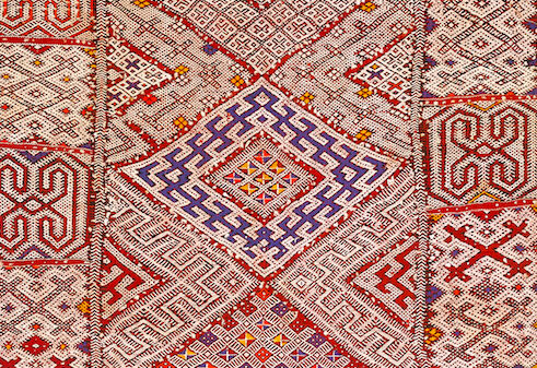Vintage Berber Kilim 400 x 105 cm