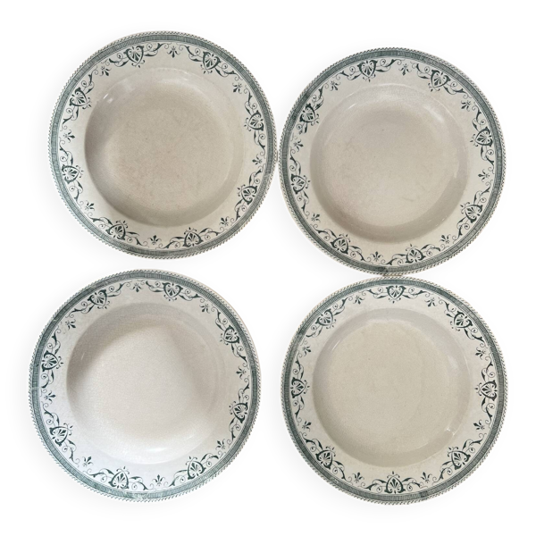 Assiettes creuses terre de Fer