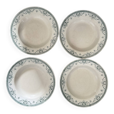 Deep plates made of ironstone