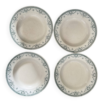 Deep plates made of ironstone