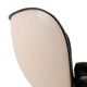 Elda Chair, Joe Colombo, Comfort, Black and Creme, Italy, circa 1970