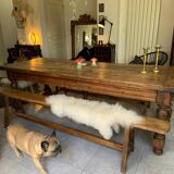 Castle, farm, convent kitchen table