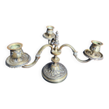 Antique 19th century bronze candlestick