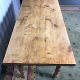 Farm table with built-in extensions 336 cm