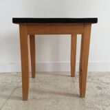 Vintage formica and wood stool
