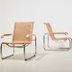 Marcel Breuer Pair of B35 Lounge Chairs for Thonet 1990s