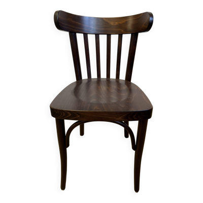 Chaise bistrot en bois courbé – style Baumann / Thonet – années 50-60