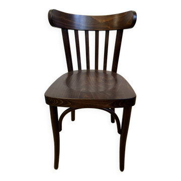 Chaise bistrot en bois courbé – style Baumann / Thonet – années 50-60