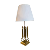 Imposing brass lamp, Deknudt, Belgium, 1970