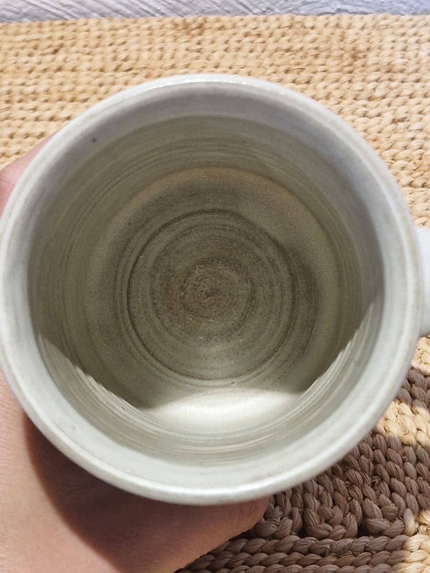 Handmade ceramic tea cups