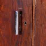 Restored Bauhaus Wardrobe, by Hynek Gottwald, Walnut, Chrome, Czech, 1930s