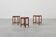 Set of 3 oak wood stacking tables in Art Deco style, France ca. 1925