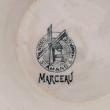 Vegetable soup tureen Old earthenware Saint Amand and Hamage Model Marceau