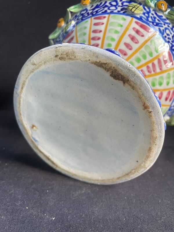 Bouteille botijo en barbotine, 1900