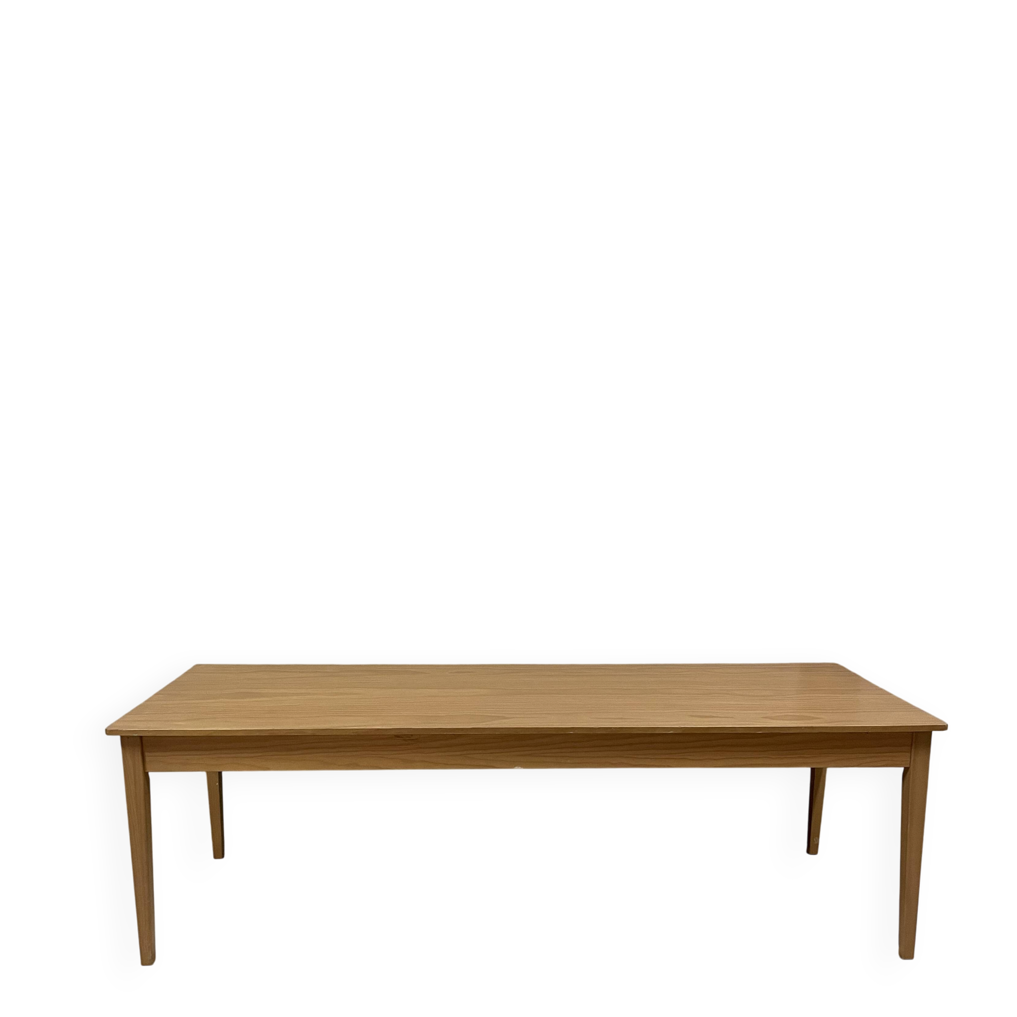Large dining table – minimalist rustic style