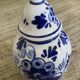 Sucrier, pot couvert en faïence bleu de Delft