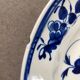 2 deep plates Tournai porcelain 20th century
