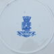 Plat rond ancien Gien service Menton