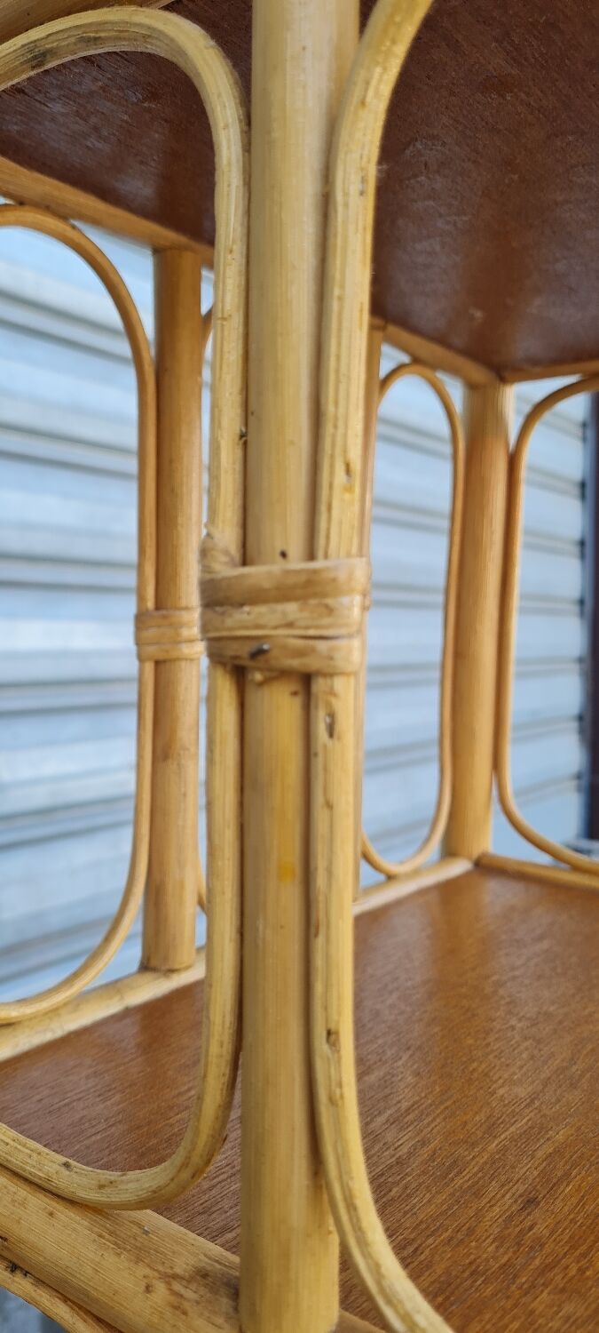 Rattan shelf 1970