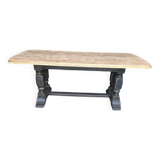 Solid wood dining table