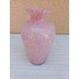 Glass vase signed "La Rochère"