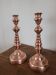 Lot de 2 bougeoirs en cuivre