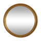 Miroir rond bois doré année 60/70