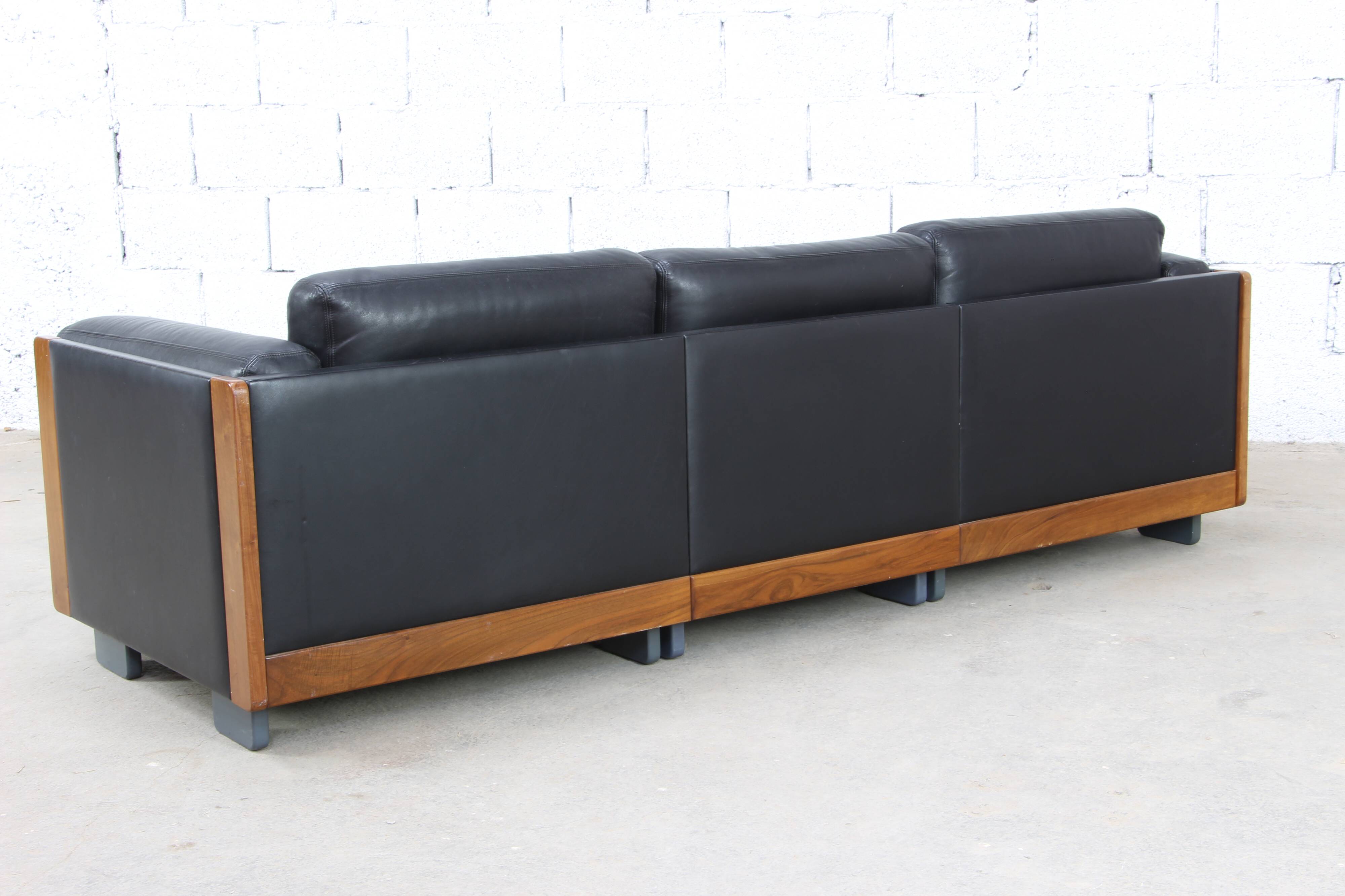 Leather sofa Afra & Tobia Scarpa Cassina