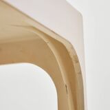 Table basse en plastique par Preben Fabricius