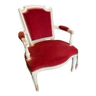 Louis XVI convertible armchair from the 18th century