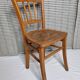 Ensemble de trois chaises bistrot vintage "Luterma", années 40/50