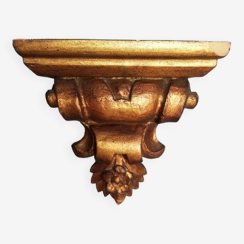 Wall lamp console gilded wood early XXem